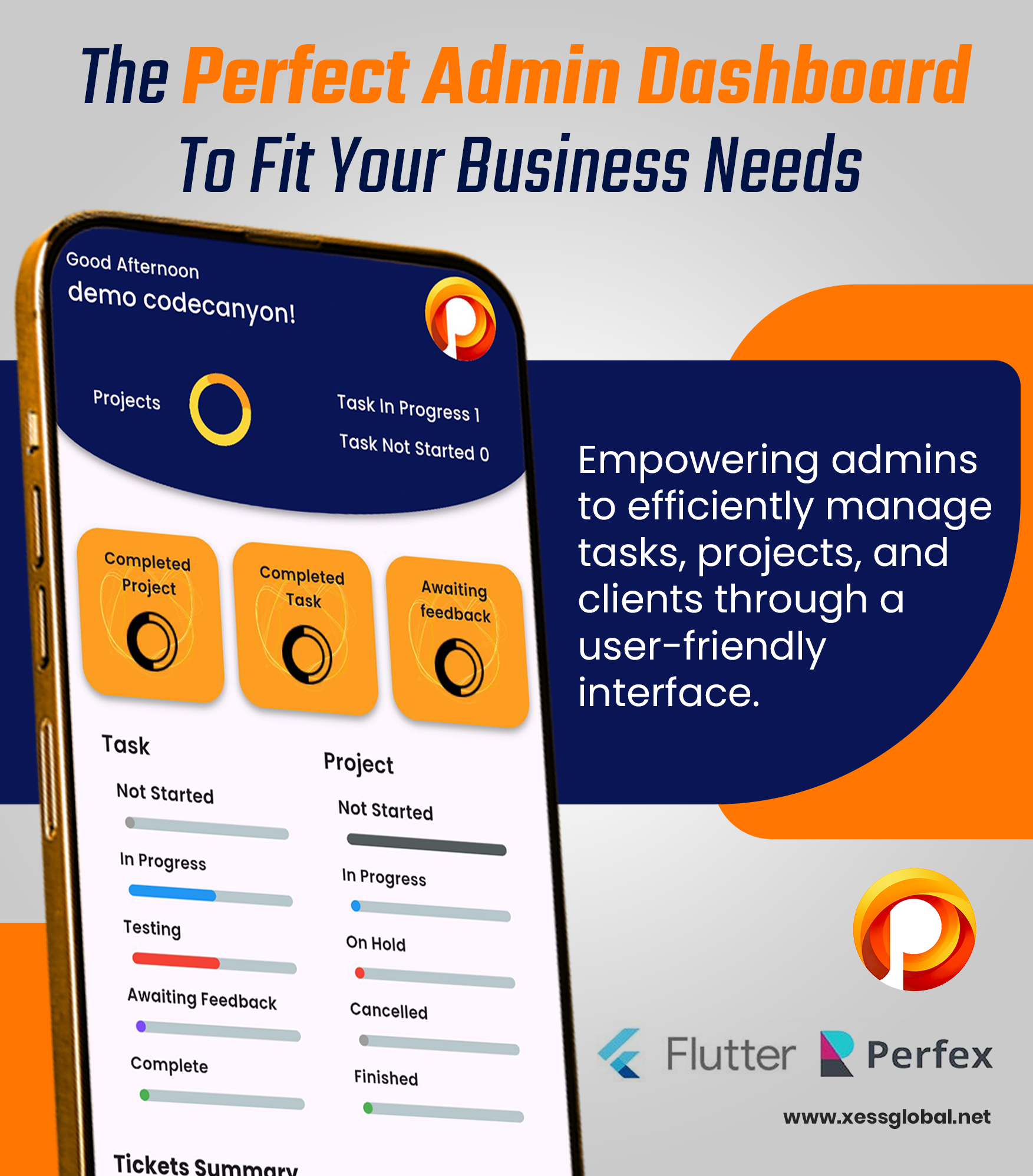 Glofex Admin/Employee Mobile APP for perfex - 2