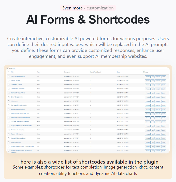 AI Forms