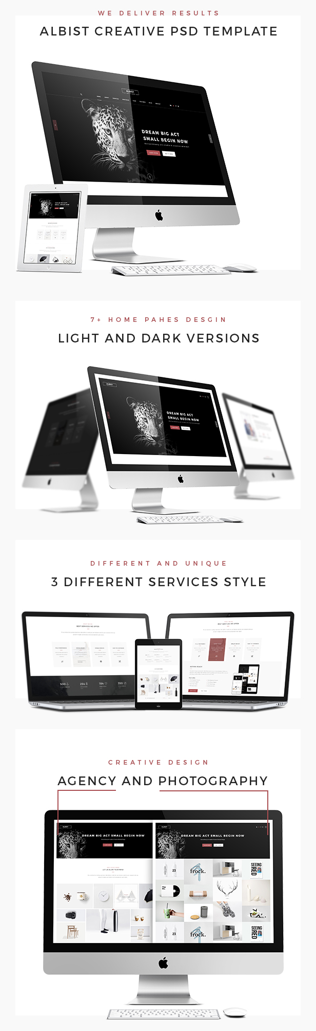 ALBIST - Creative PSD Template - 1