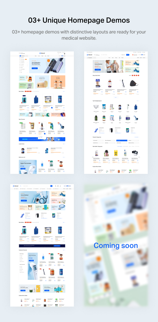 Melawell - Medical Elementor WooCommerce Theme