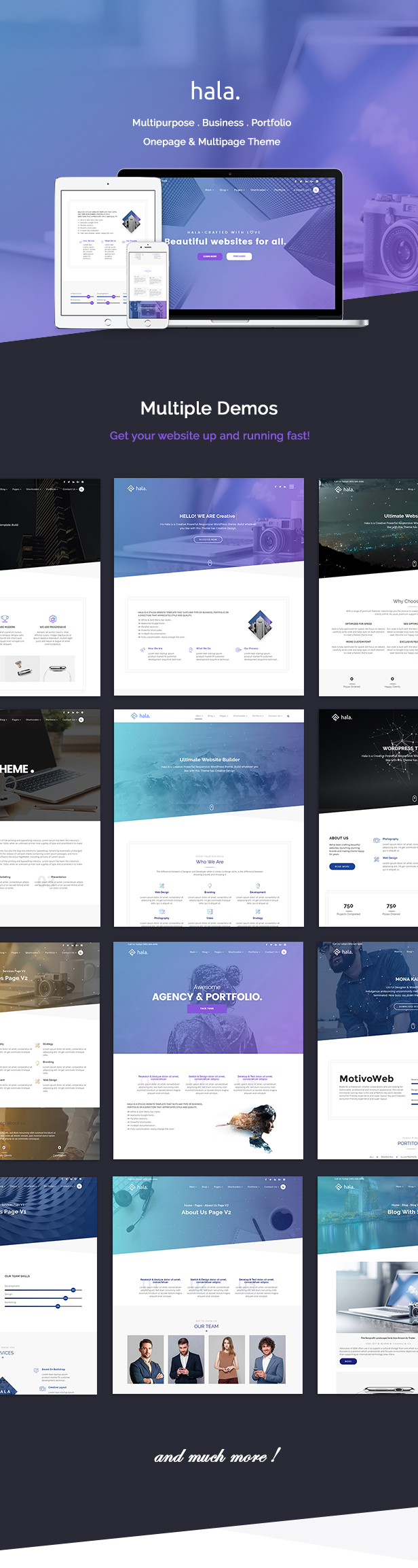 Hala Creative Multi-Purpose WordPress Theme