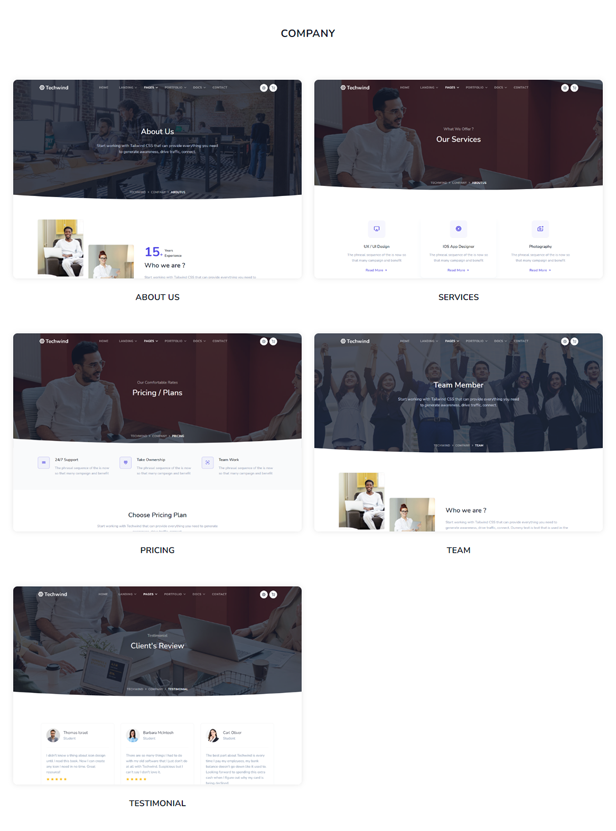 Techwind - Tailwind CSS Multipurpose App, Saas & Software Landing & Admin Dashboard Template - 13