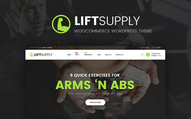 powerful & flexible liftsupply single product WooCommerce WordPress theme