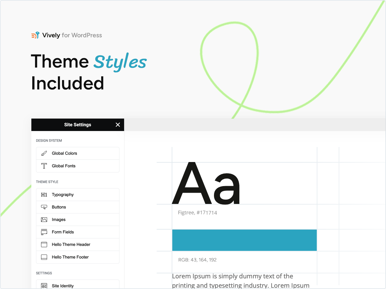 Theme Styles Included