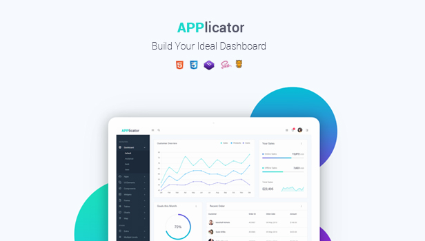 Applicator - Bootstrap 4 Admin Template