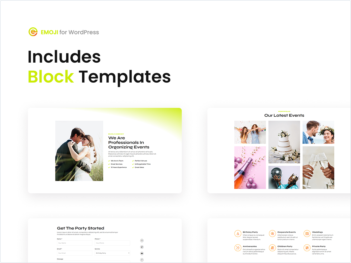 Includes Block Templates