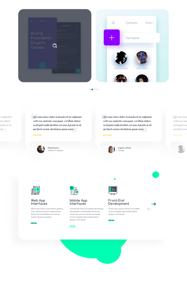 Slides and galleries