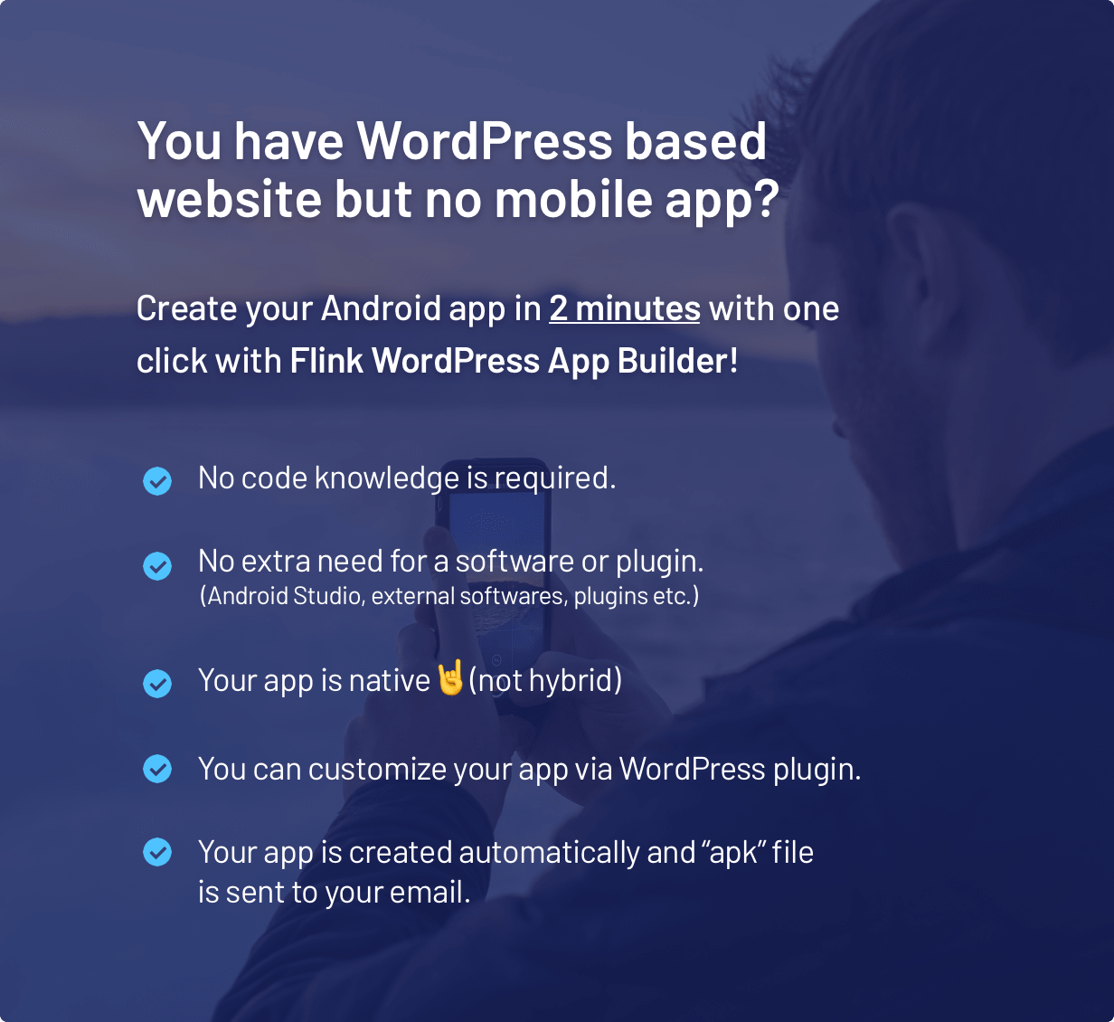 Flink - WordPress App Builder (Auto WordPress to Native Android App) + Ultimate Admin Panel - 1
