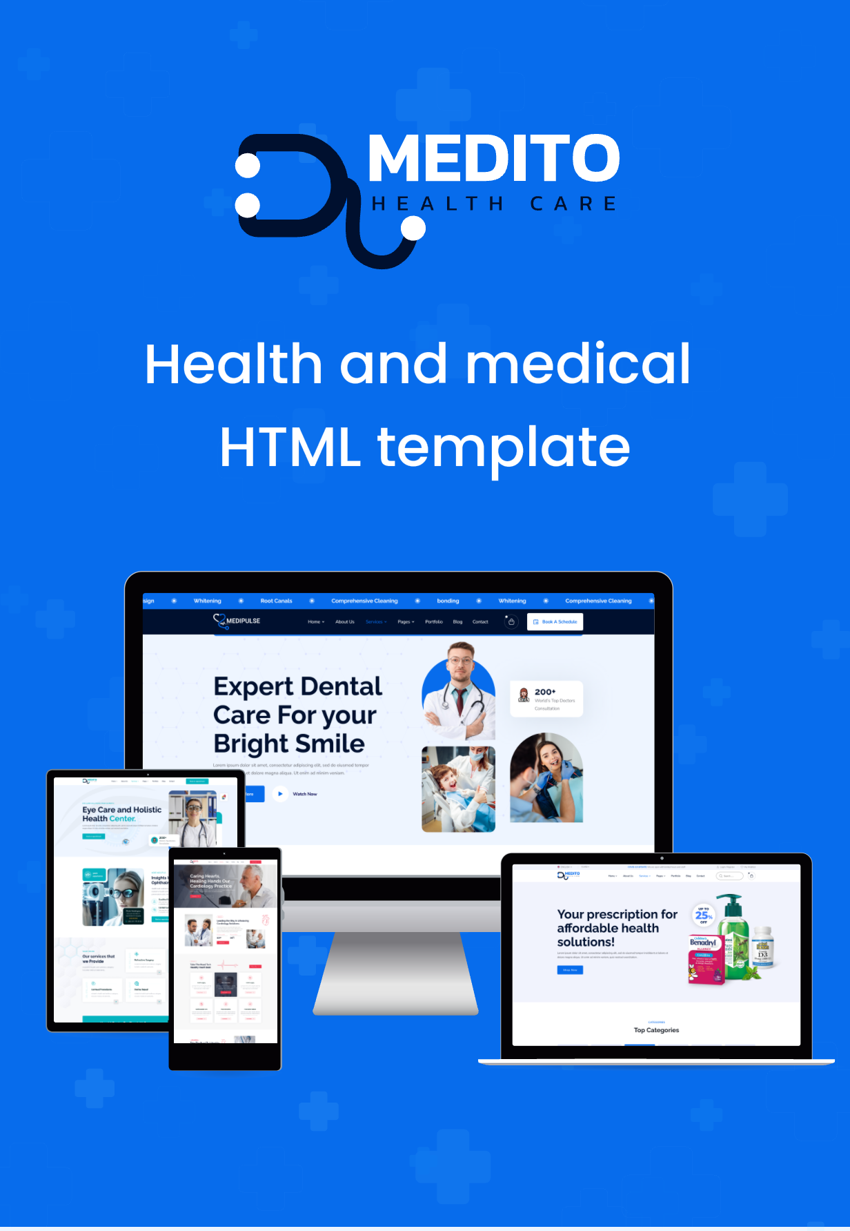 Medito – Health & Medical WooCommerce HTML5 Template