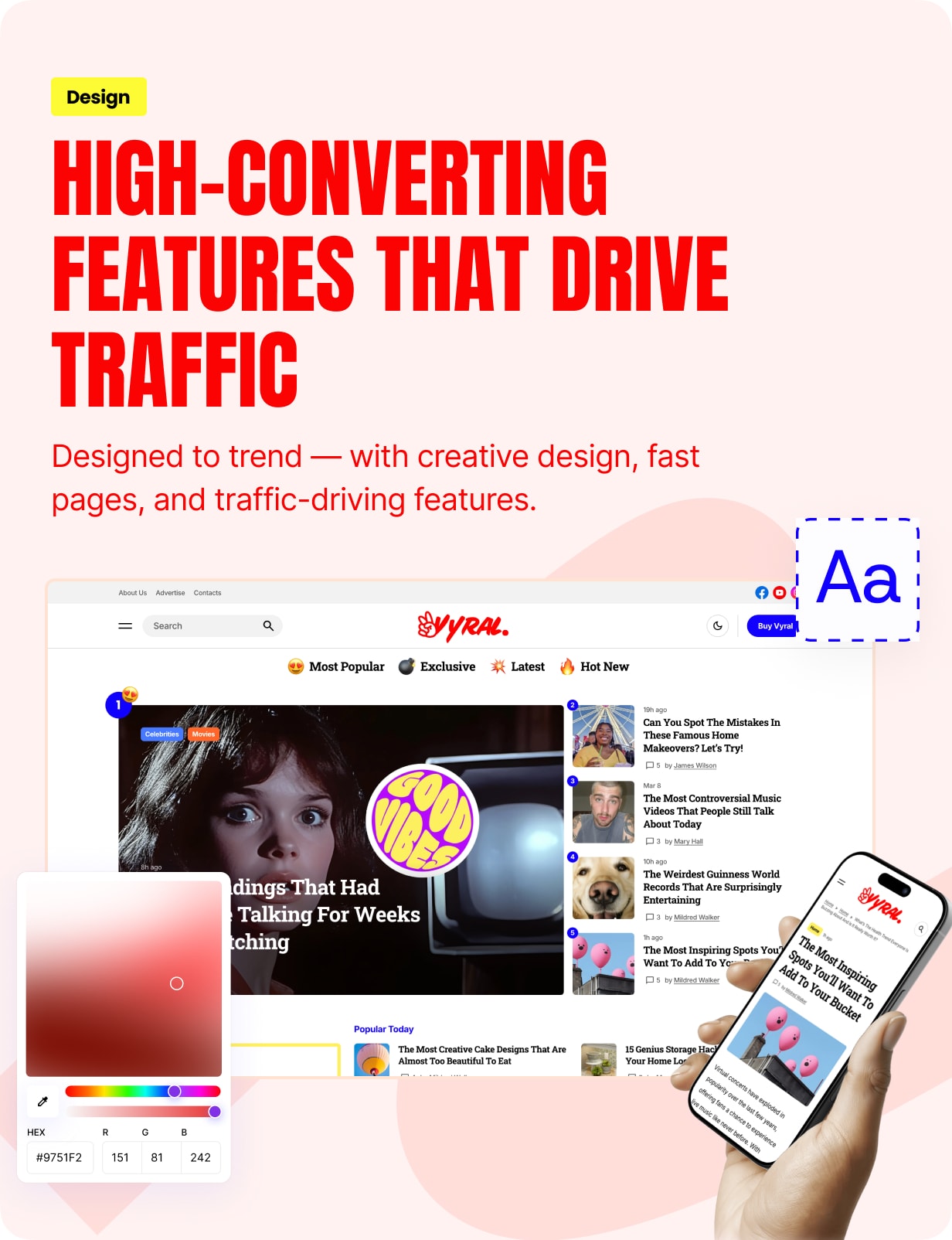 Vyral - WordPress Viral Theme for Blog and Magazines - 6