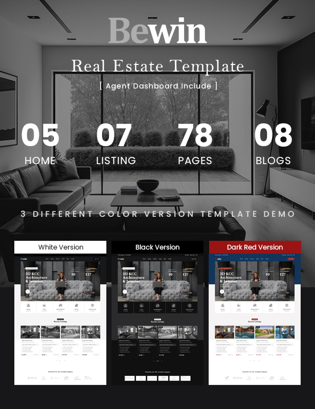 Bewin - Real Estate HTML Template - 1