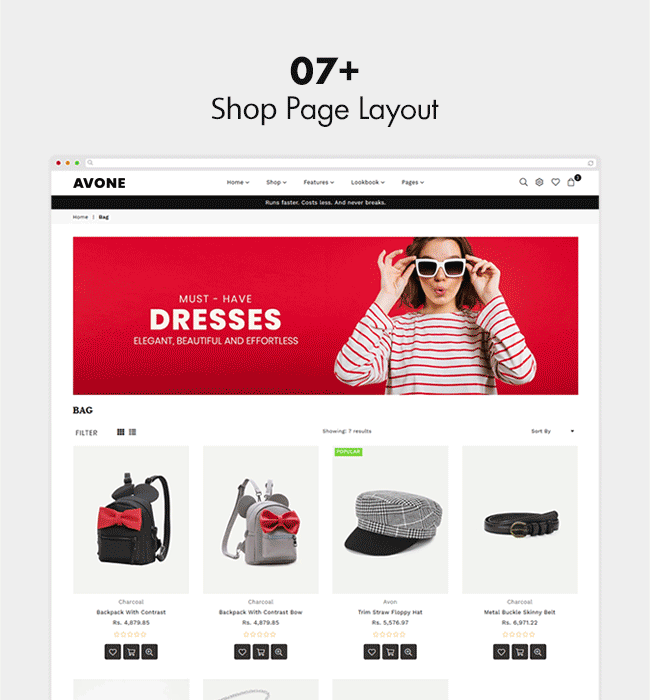 Shop Page Styles