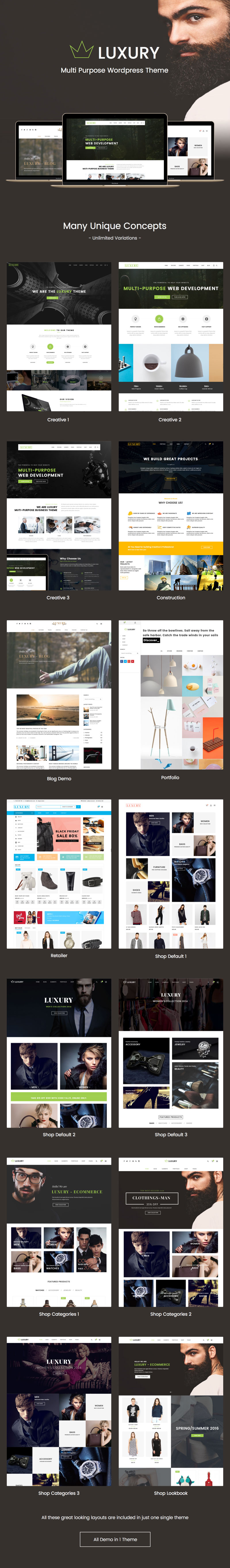 Luxury - Fashion WooCommerce WordPress theme