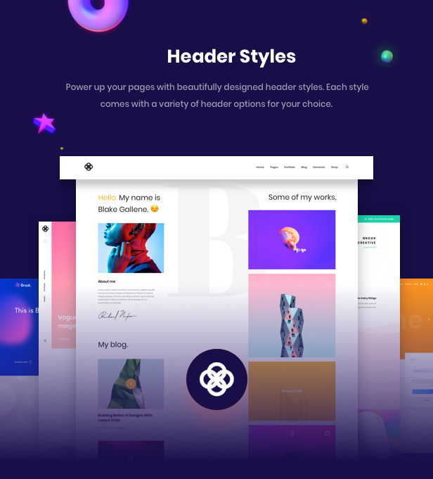 Brook - React Portfolio Template - 4