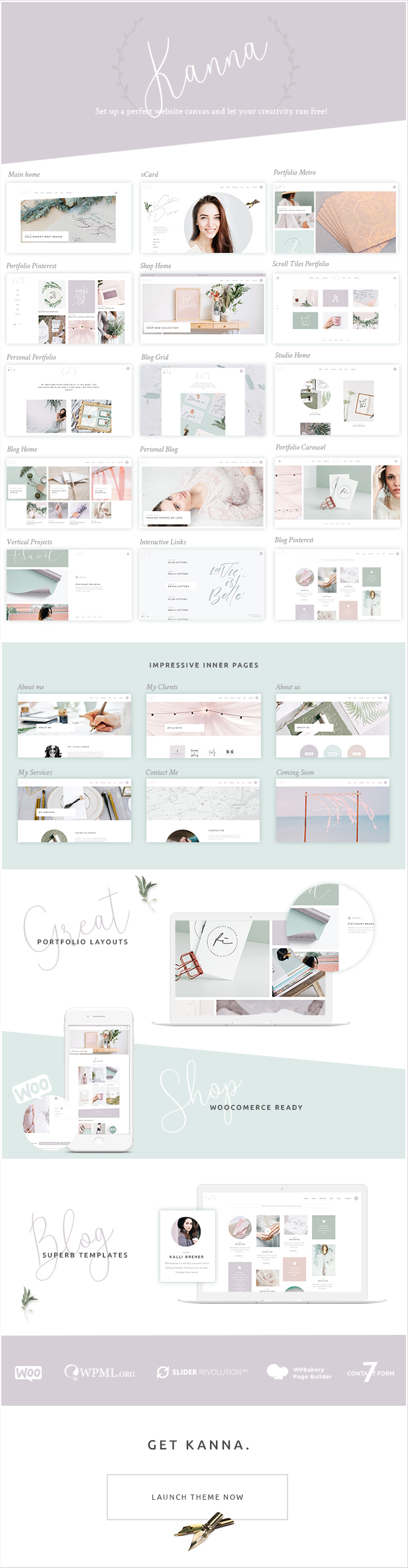 Kanna - An Elegant Multi-concept WordPress Theme - 1