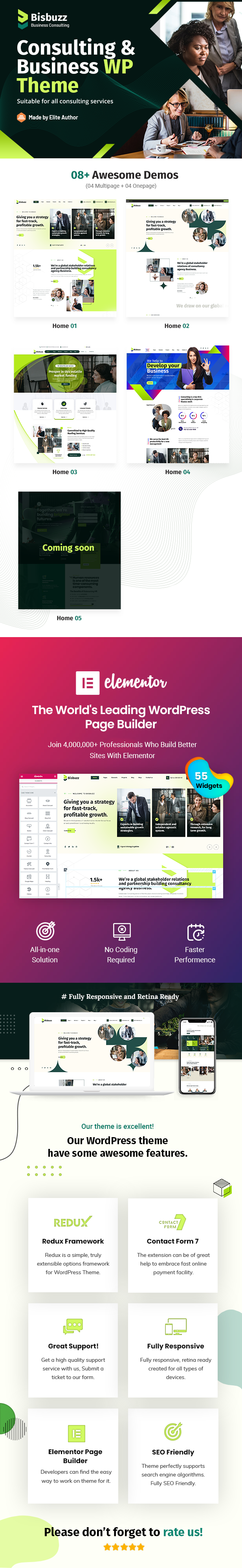 Bisbuzz - Business Consulting WordPress Theme - 5