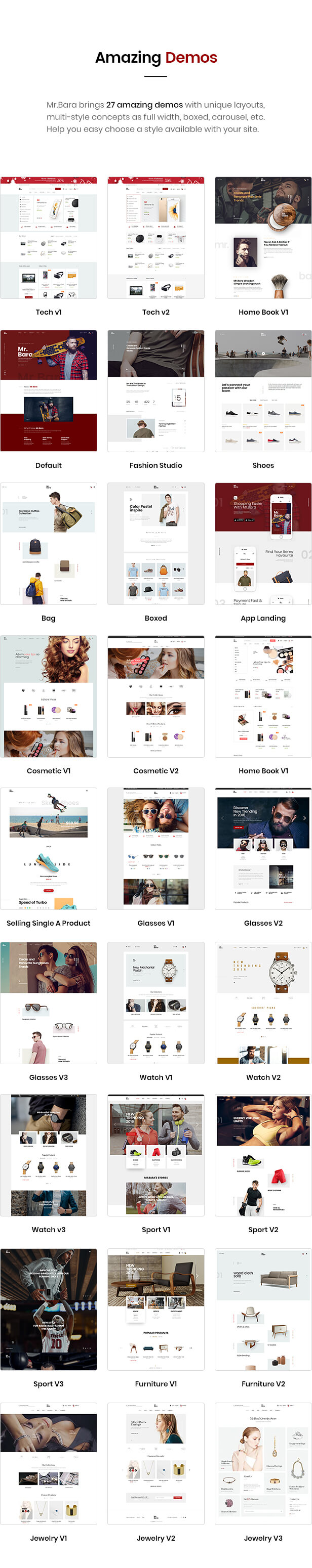 Mr.Bara - Multipurpose Bootstrap eCommerce HTML Template - 2