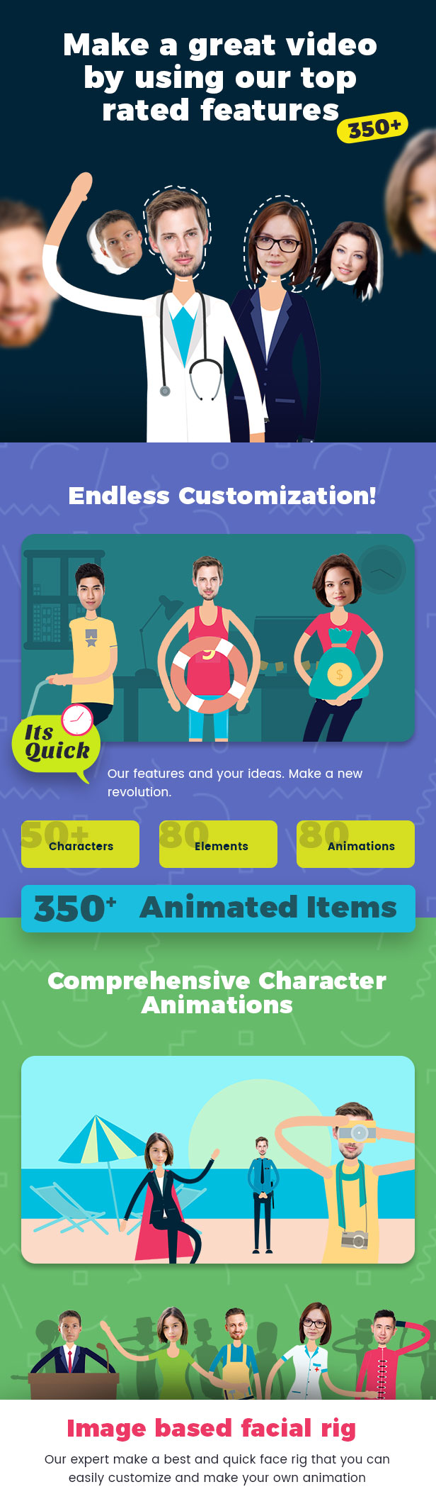 Explainer video toolkit | Caricature Toolkit | Face Cut Out - 1