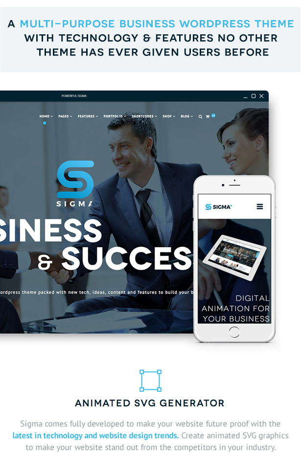 SIGMA | Business Multi-purpose & Latest Technology Responsive WordPress Theme - 7