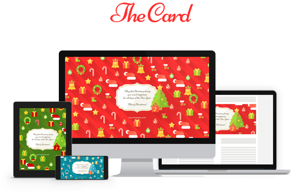 Christmas Card Flat - 1