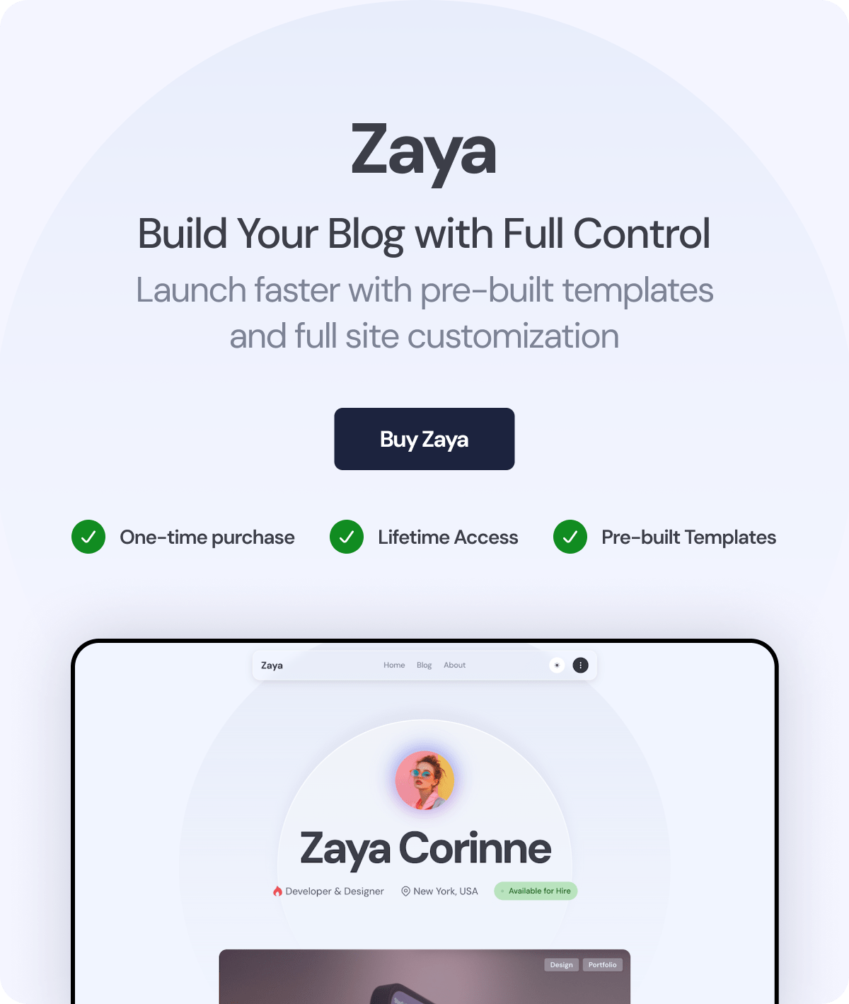 zaya theme