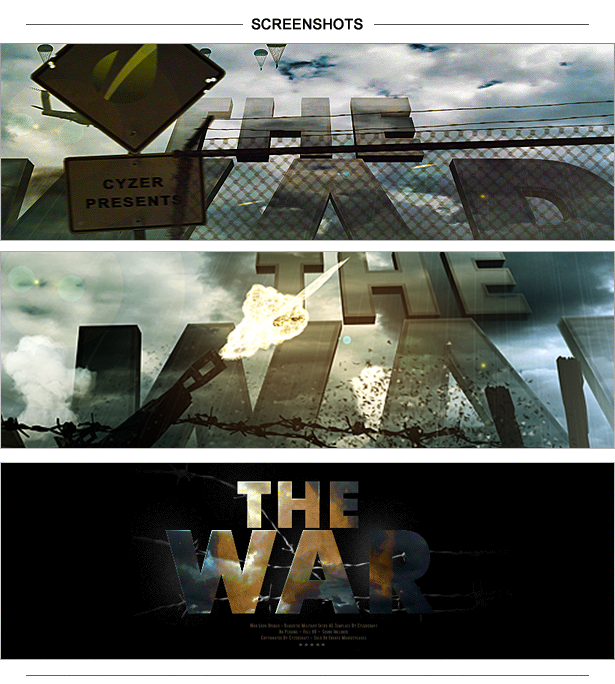 War Logo - Realistic Military Intro - 2