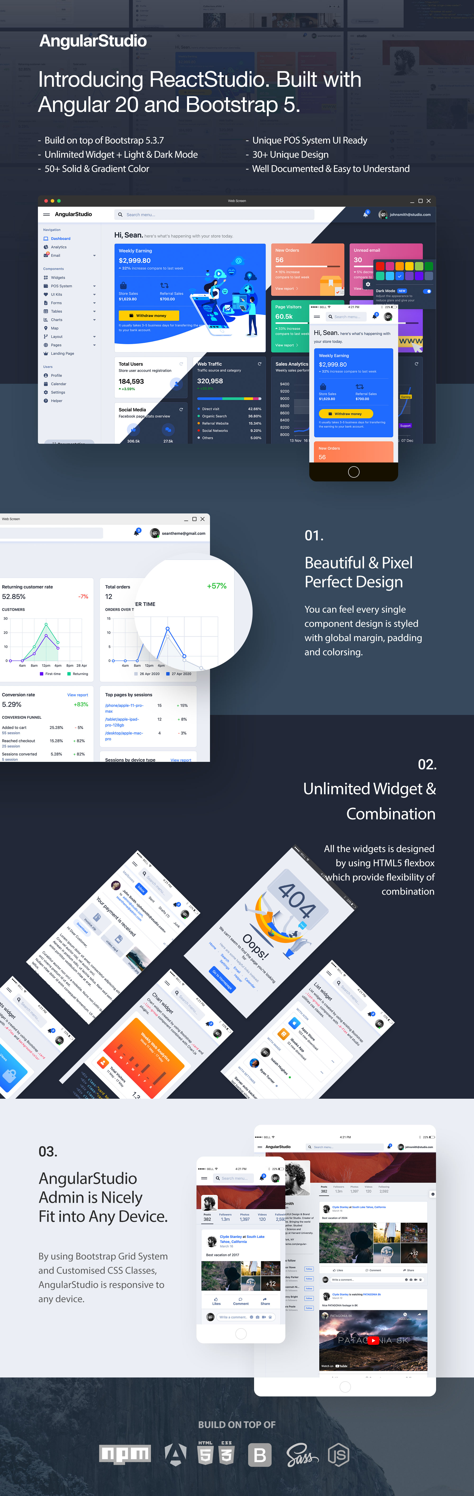 Studio - Angular 20 + HTML Admin Template - 9