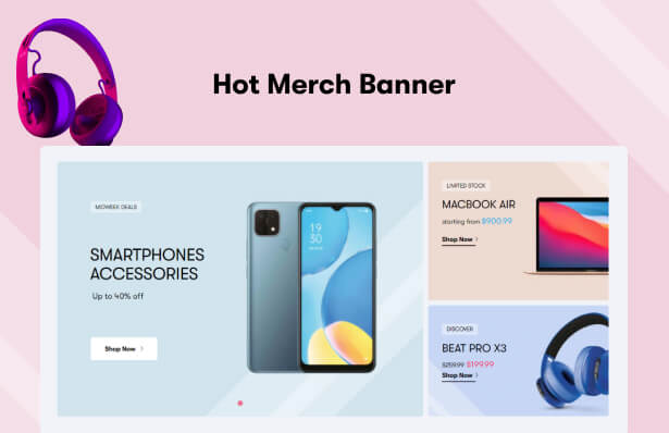 Hot Merch Banner