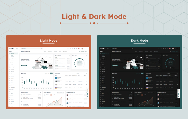 zono – React Js Admin Dashboard Template