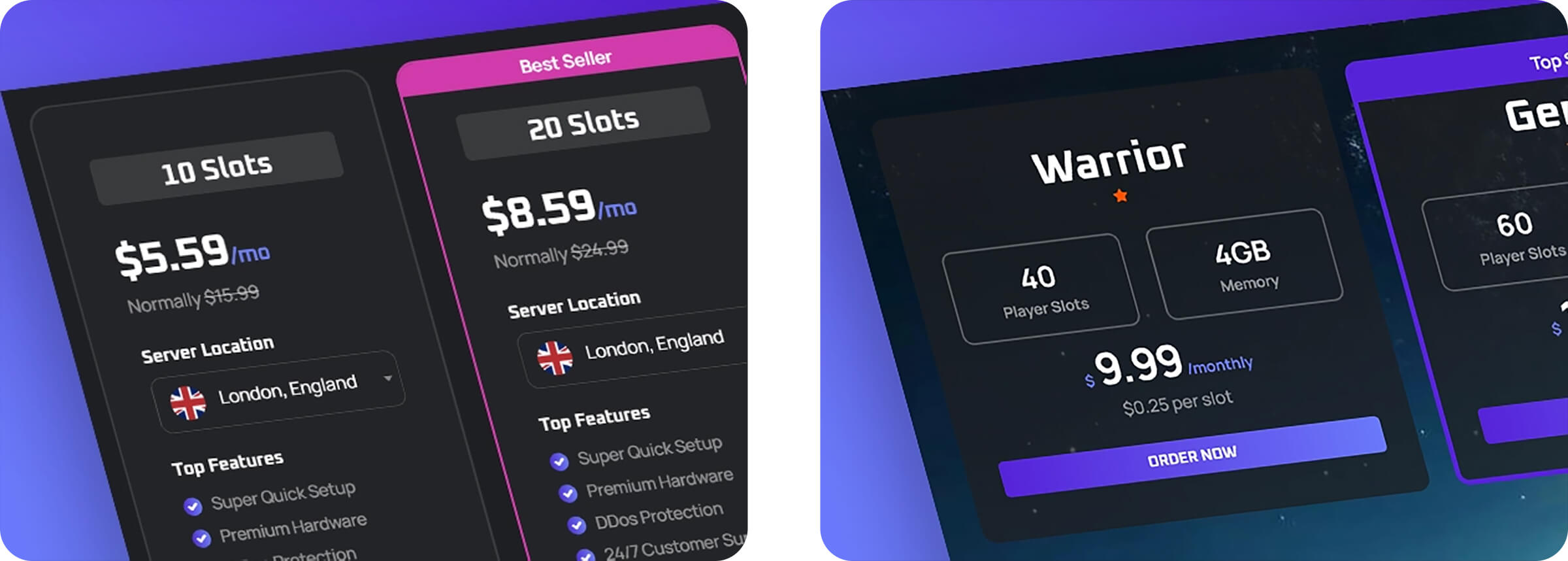 Game Hosting Server Angular 19 Template - Playhost - 6