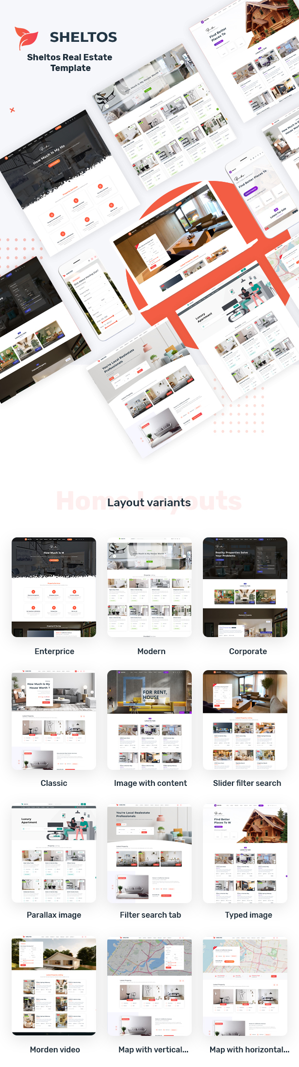 Sheltos - Real Estate HTML Template