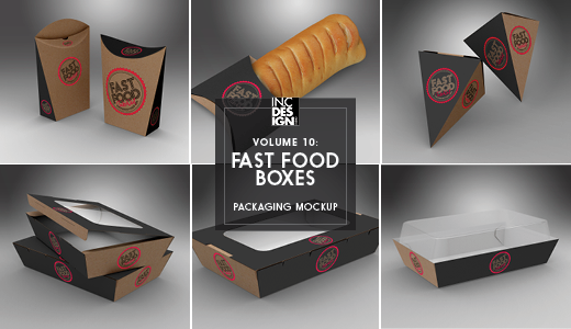 Download Fast Food Boxes Mock Up Bundle 3 By Ina717 Graphicriver