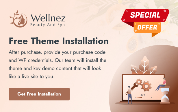 wellnez spa beauty theme