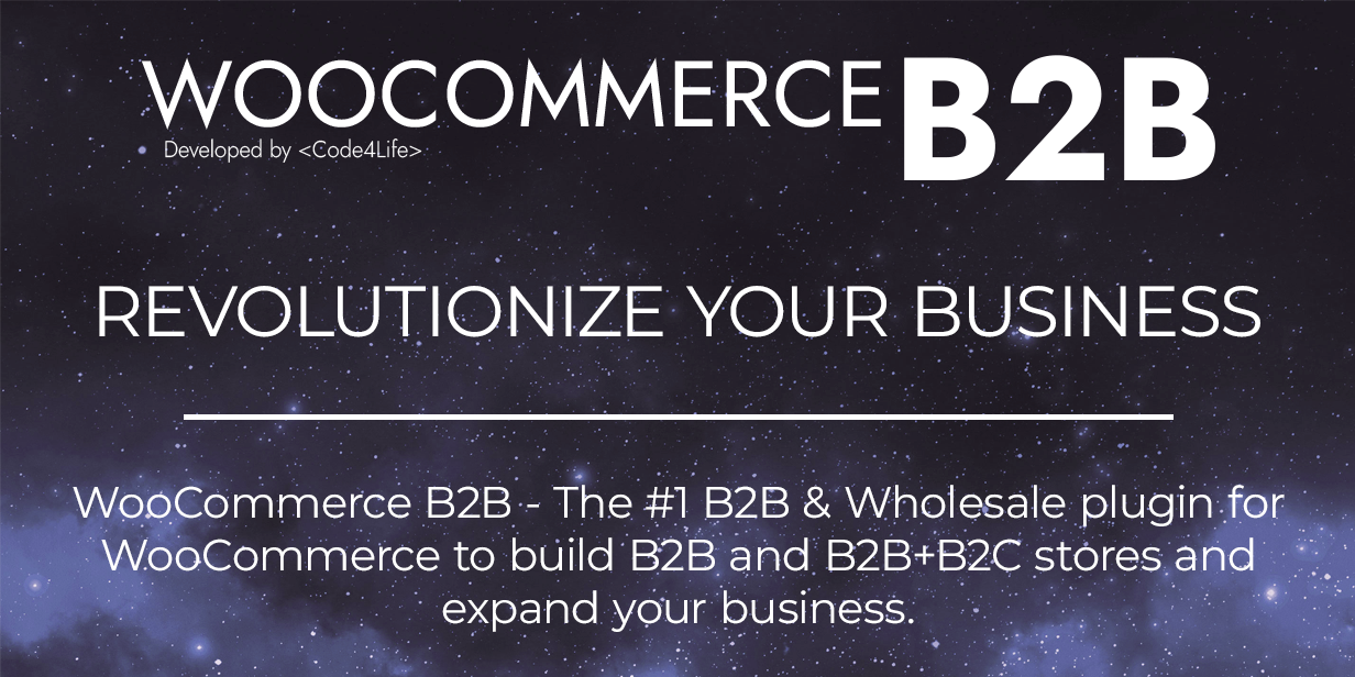 WooCommerce B2B - Revolutionize your business