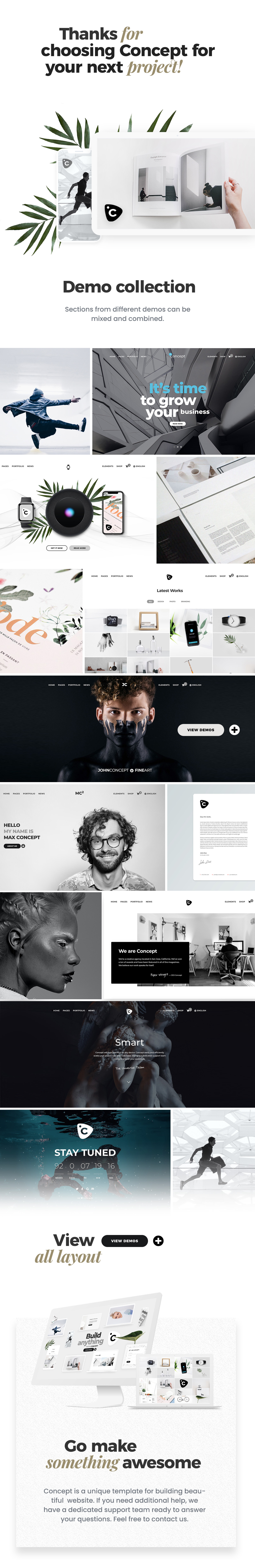 Concept - Creative and Business, Multipurpose Template - 1