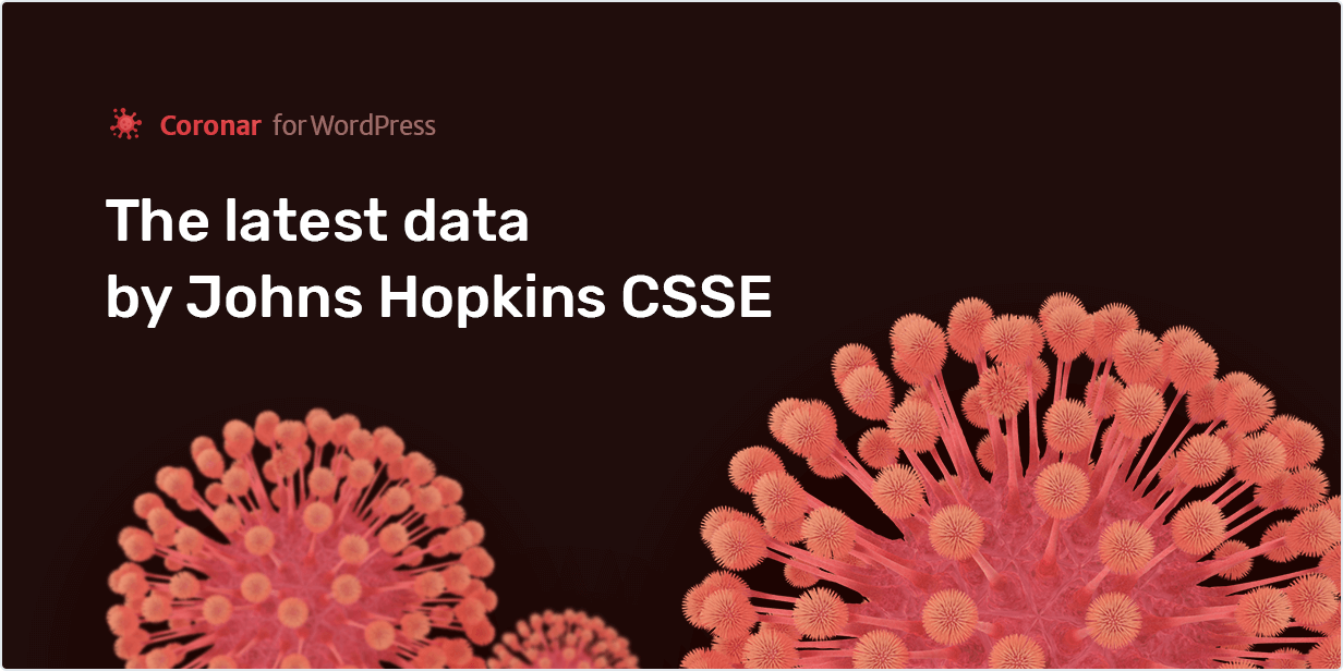 The latest data by Johns Hopkins CSSE
