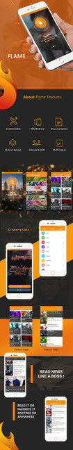 Flame Mobile Bundle Applications  Viral Media /News/Music/Video /Quizzes Script - 2