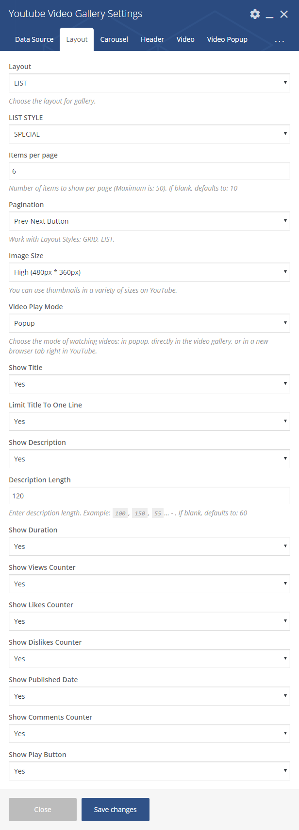 Youtube Video Gallery - Youtube Channel For WPBakery Page Builder - 6