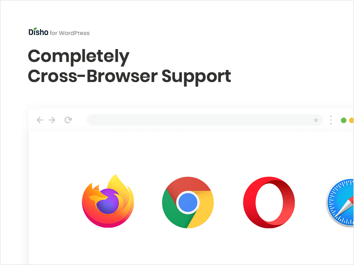 Suporte completo para vários navegadores