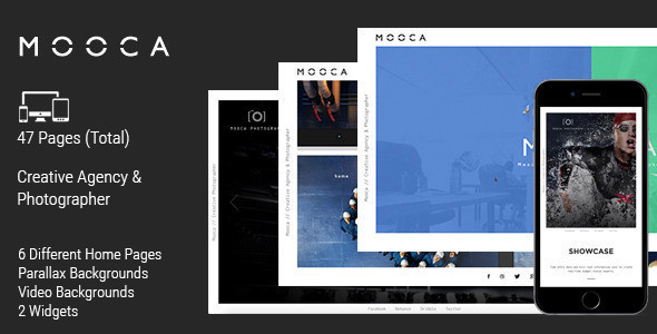 Mooca // Creative Agency Muse Template