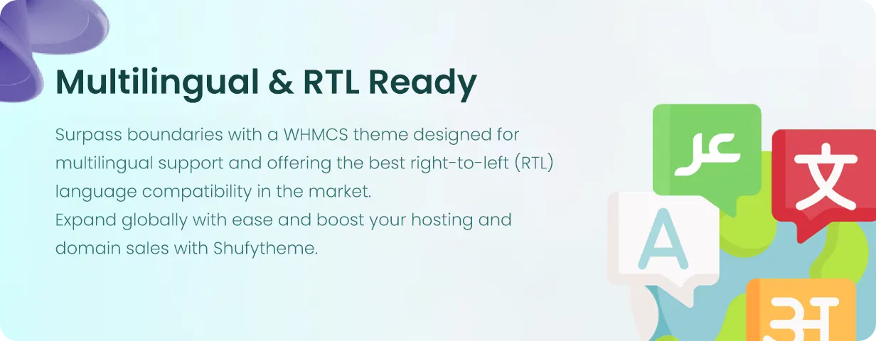 shufytheme whmcs theme rtl ready