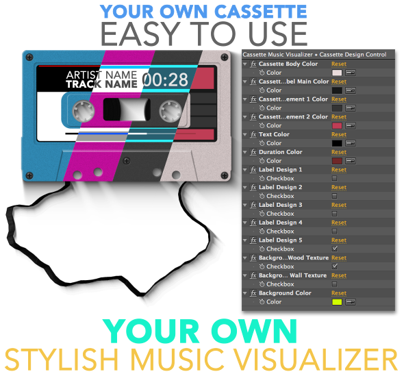 Cassette Music Visualizer - 2