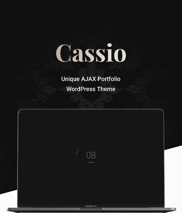 Cassio – AJAX Portfolio WordPress Theme