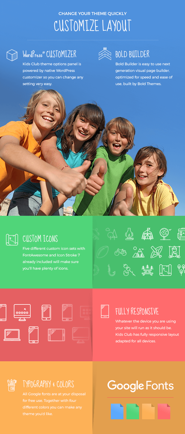 Kids Club - Kindergarten, School & Camp WordPress Theme - 2