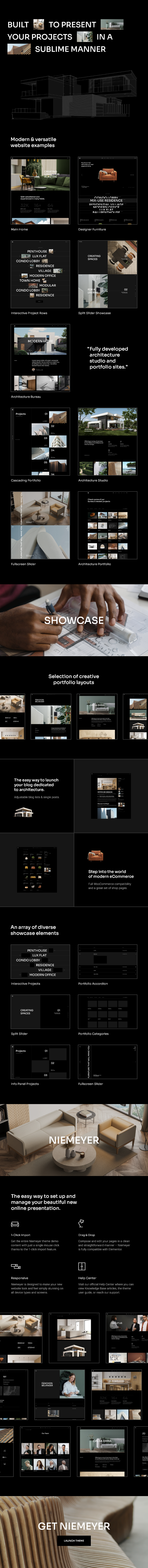 Niemeyer - Architecture and Interior Design WordPress Theme - 2