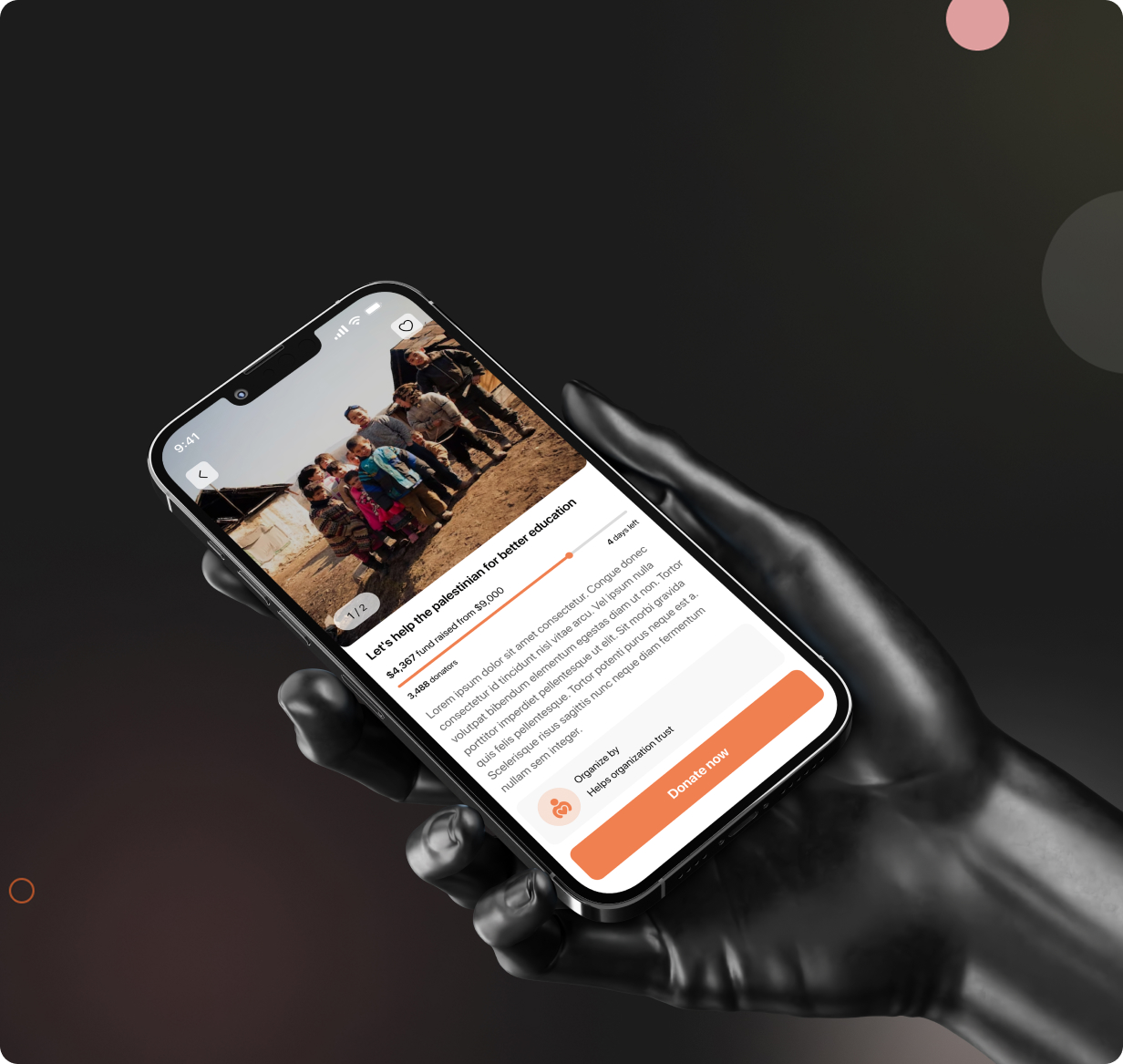 CaringHandsApp: Charity Full App in Flutter with Node,js Backend | SupportStream App - 27