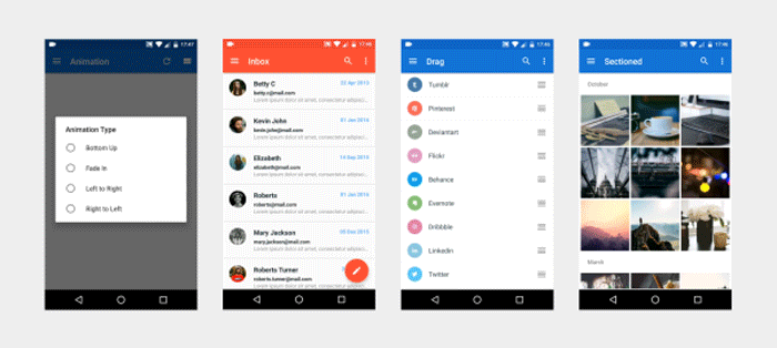 MaterialX - Android Material Design UI Components App Source Code