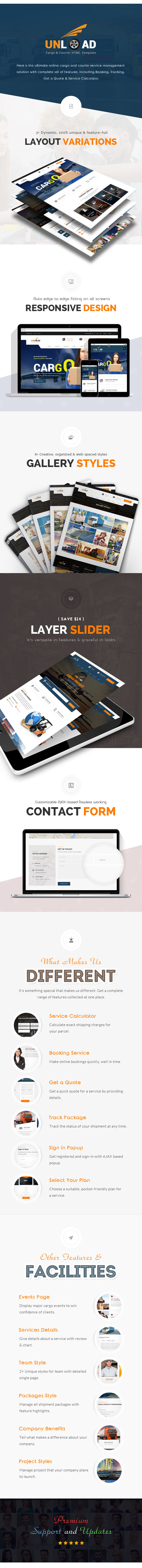 Unload - Cargo, Shipping, Warehouse & Transport HTML5 Responsive Website Template - 2