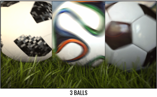 Soccer Ball Rolling Across The Field - 3