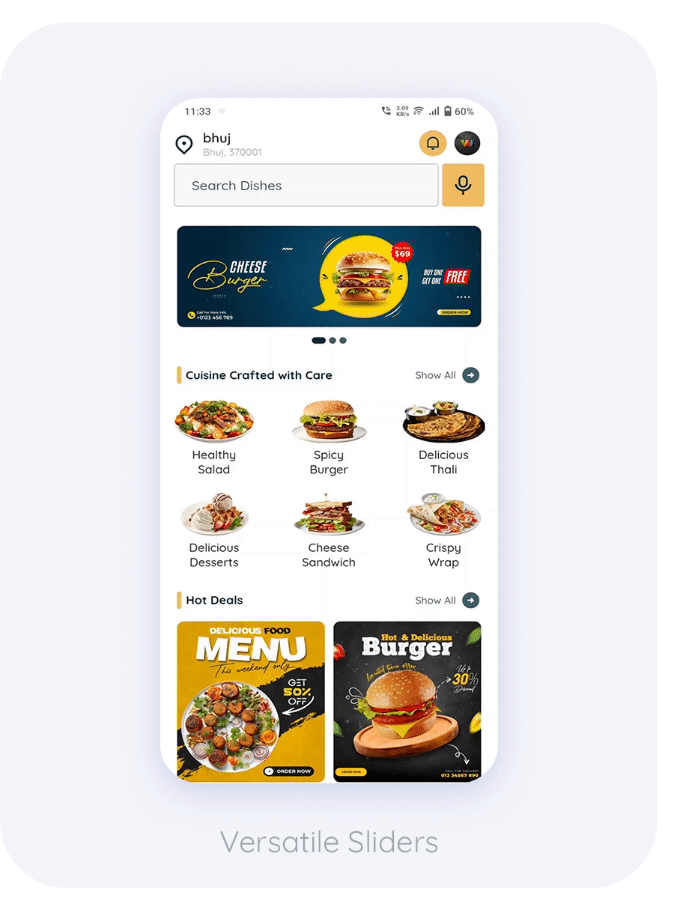 eRestro - Single Vendor Restaurant Flutter App | Food Ordering App with Admin Panel - 17